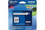 Brother TZe-242 (9mm x 8m) Black On White Laminated Labelling Tape