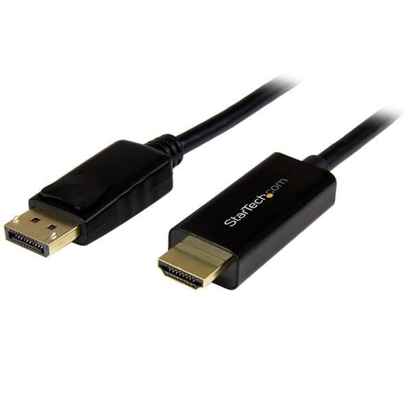 Photos - Cable (video, audio, USB) Startech.com  DisplayPort to HDMI Converter Cable - 4K DP2HDMM1 (3 feet/1m)