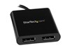StarTech.com USB-C to DisplayPort Multi-Monitor Splitter - 2-Port MST Hub