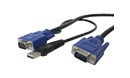 StarTech.com Ultra Thin USB VGA 2-in-1 KVM Cable (3m)