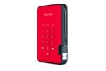 iStorage diskAshur2 (4000GB) Solid State Drive USB 3.1 Encrypted 256-bit (Fiery Red)