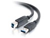 C2G 1m USB 3.0 A Male to B Male Cable (Black)