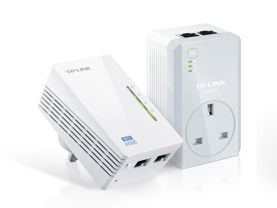TP-Link AV600 WiFi Powerline Kit with Passthrough - TL-WPA4226 KIT V1.2