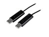 StarTech.com 2 Port USB Keyboard Mouse Switch Cable with File Transfer for PC and Mac