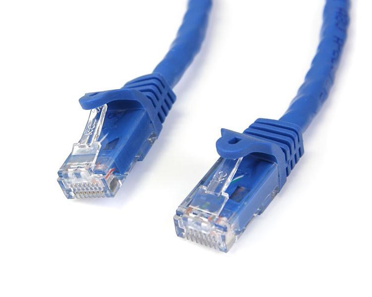 Photos - Ethernet Cable Startech.com 0.5m CAT6 Patch Cable  N6PATC50CMBL (Blue)