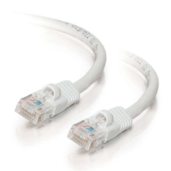 Cables To Go C2G 0.5m Cat5e Booted Unshielded (UTP) Network Patch Cable - White