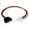 StarTech.com (12 inch) SATA to Molex LP4 Power Cable Adaptor - F/M