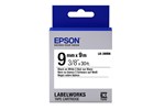 Epson LK-3WBN (9m) 9mm Label Cartridge Standard (Black/White)