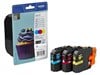 Brother LC123RBWBP (Yield: 600 Pages) Cyan/Magenta/Yellow Ink Cartridge