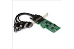 StarTech 4 Port PCI Express PCIe Serial Combo Card