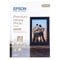 Epson Premium (13cm x 18cm) 255g/m2 Glossy Photo Paper (White) 1 Pack of 30 Sheets