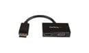 StarTech.com Travel A/V Adaptor: 2-in-1 DisplayPort to HDMI or VGA