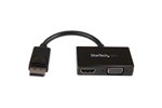 StarTech.com Travel A/V Adaptor: 2-in-1 DisplayPort to HDMI or VGA