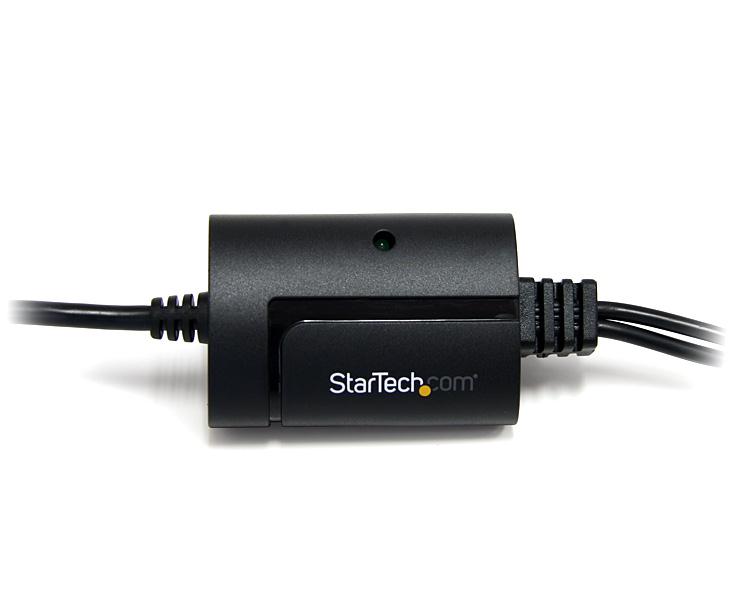 StarTech.com 2ポートFTDI USB -シリアル変換アダプタケーブル 1.8m ブラック ICUSB2322F1本 2ポートFTDI USB -シリアル変換アダプタケーブル 1.8m