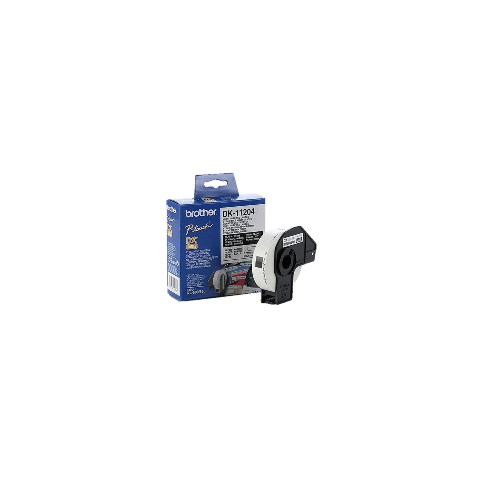 Brother DK Labels DK-11204 (17mm x 54mm) Multi-Purpose Labels ...
