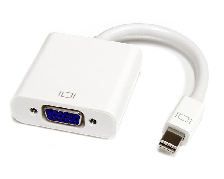 Image of StarTech.com Mini DisplayPort to VGA Video Adaptor Converter - White