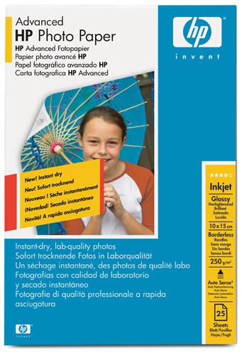 HP Advanced (10 x 15cm) Glossy Photo Paper Borderless (100 Sheets