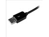 StarTech.com (15cm/6 inch) Short Black Apple 8-pin Lightning Connector to USB Cable for iPhone / iPod / iPad