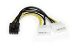 StarTech.com (6 inch) LP4 to 8 Pin PCI Express Video Card Power Cable Adaptor