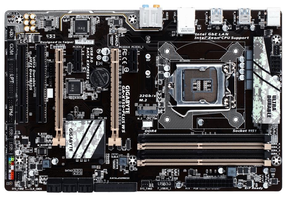Gigabyte X150-PLUS WS Intel Socket 1151 - GA-X150-PLUS WS | CCL Computers