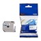 Brother P-touch M-K223BZ (9mm x 8m) Blue on White Plastic Labelling Tape
