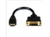 StarTech HDMI to DVI-D (8 inch) Video Cable Adaptor 