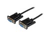 StarTech.com (1m) DB9 RS232 Serial Null Modem Cable F/F - Black 