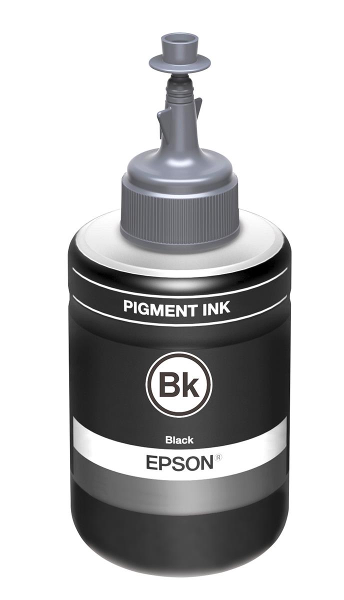 Epson 774 (140 ml) Black Pigment Ink Bottle for EcoTank ET4550