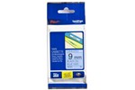 Brother P-touch TZe-521 (9mm x 8m) Black On Blue Gloss Laminated Labelling Tape