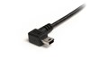 StarTech.com Mini USB Cable - A To Right Angle Mini B (3 feet)