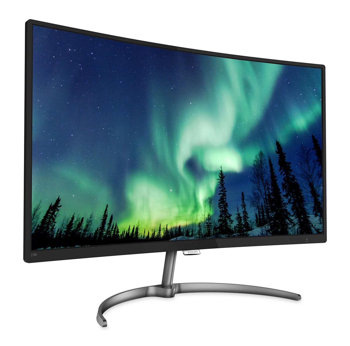 Philips 278E8QJAB/00 (27 inch) Curved LCD Monitor with Ultra Wide ...