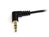 StarTech.com (6 feet) Slim 3.5mm Right Angle Stereo Audio Cable Male/Male (Black)