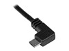 StarTech.com (0.5m) Micro-USB Charge-and-Sync Cable M/M - Left-Angle Micro-USB - 24 AWG