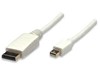 Manhattan Mini DisplayPort Monitor Cable (2m) Male / Mini Male (White)