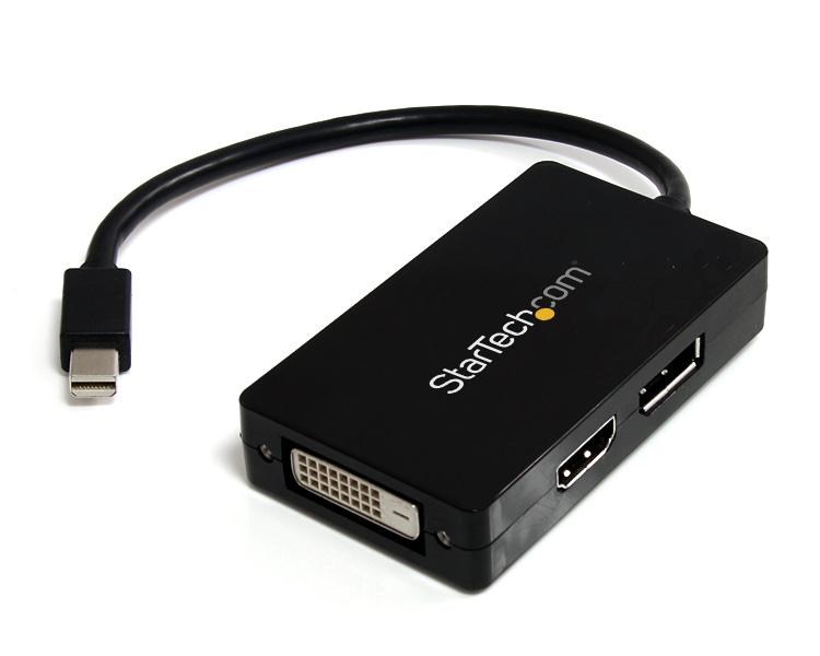 Photos - Cable (video, audio, USB) Startech.com Mini DisplayPort to DisplayPort, DVI, HDMI Multifunction MDP2 