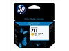 HP 711 (Volume: 29ml) Yellow Ink Cartridge