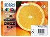 Epson Oranges 33XL (47.0 ml) Claria Premium Multipack Ink Cartridges (Photo Black/Cyan/Magenta/Yellow/Black)