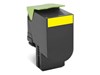 Lexmark Return Program 802HY (High Yield: 3,000 Pages) Yellow Toner Cartridge