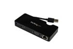 StarTech.com Universal USB 3.0 Laptop Mini Docking Station with HDMI or VGA, Gigabit Ethernet, USB 3.0