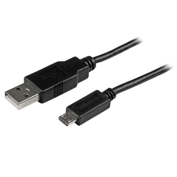 Photos - Cable (video, audio, USB) Startech.com (3m) Long Mobile Charge Sync USB to Slim Micro USB Cable USBA 