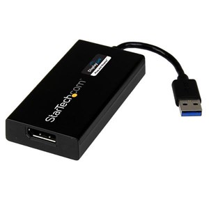 StarTech.com USB 3.0 to 4K DisplayPort External Multi Monitor Video Graphics Adaptor - DisplayLink Certified - Ultra HD 4K