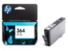 HP 364 (Yield 130 Pages) Black Photo Ink Cartridge with Vivera Ink