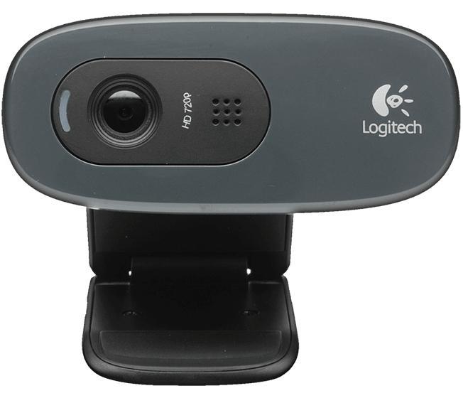 Logitech C270 HD Webcam (Black)