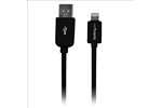 StarTech.com (1m/3 feet) Black Apple 8-pin Lightning Connector to USB Cable for iPhone, iPod, iPad