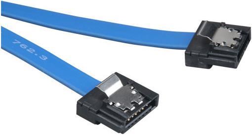 Photos - Cable (video, audio, USB) Akasa 50cm Super Slim SATA rev 3.0 Data Cable AK-CBSA05-50BL 