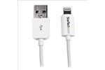 StarTech.com (3m/10 feet) Long White Apple 8-pin Lightning Connector to USB Cable (White) for iPhone / iPod / iPad