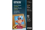 Epson (10cm x 15cm) 200g/m2 Glossy Photo Paper (White) 1 Pack of 50 Sheets