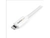 StarTech.com (1m/3 feet) White Apple 8-pin Lightning Connector to USB Cable for iPhone, iPod, iPad