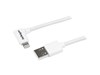StarTech.com (2m) Angled Lightning to USB Cable (White)