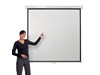 Metroplan Eyeline (1800mmx1800mm) Square 1:1 Presenter Wall Projection Screen (White)